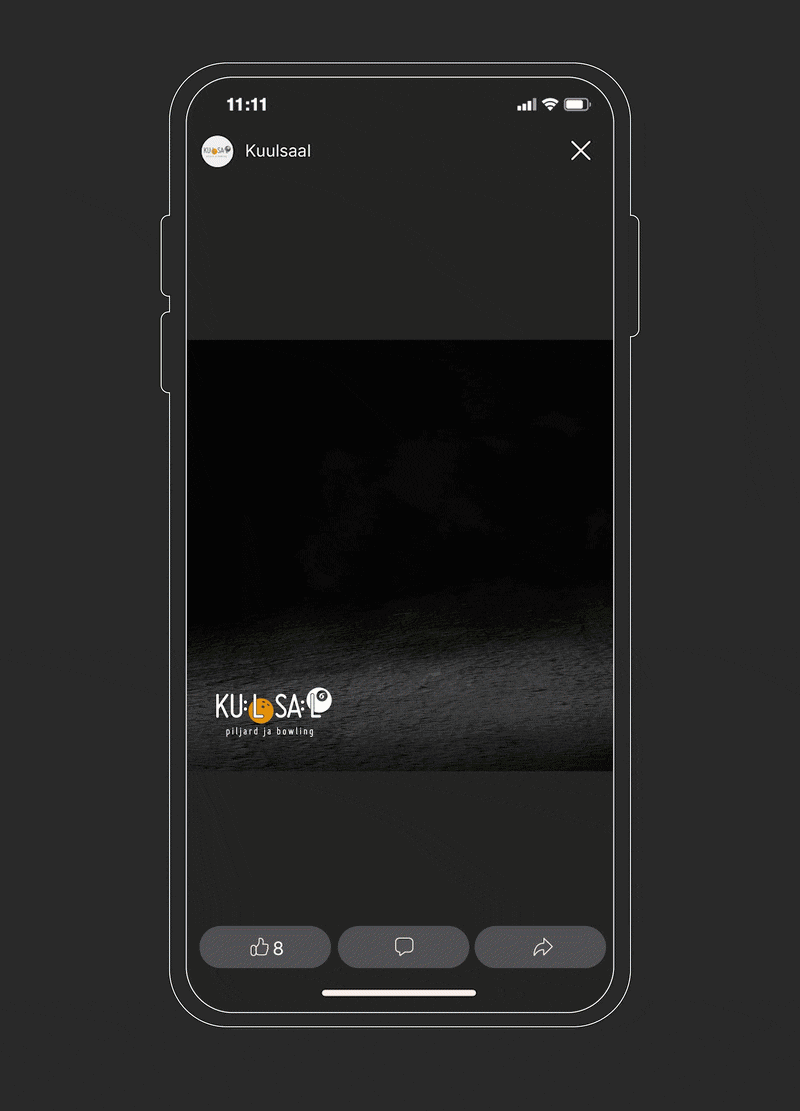 kuulsaal food campaign facebook food categories animated preview