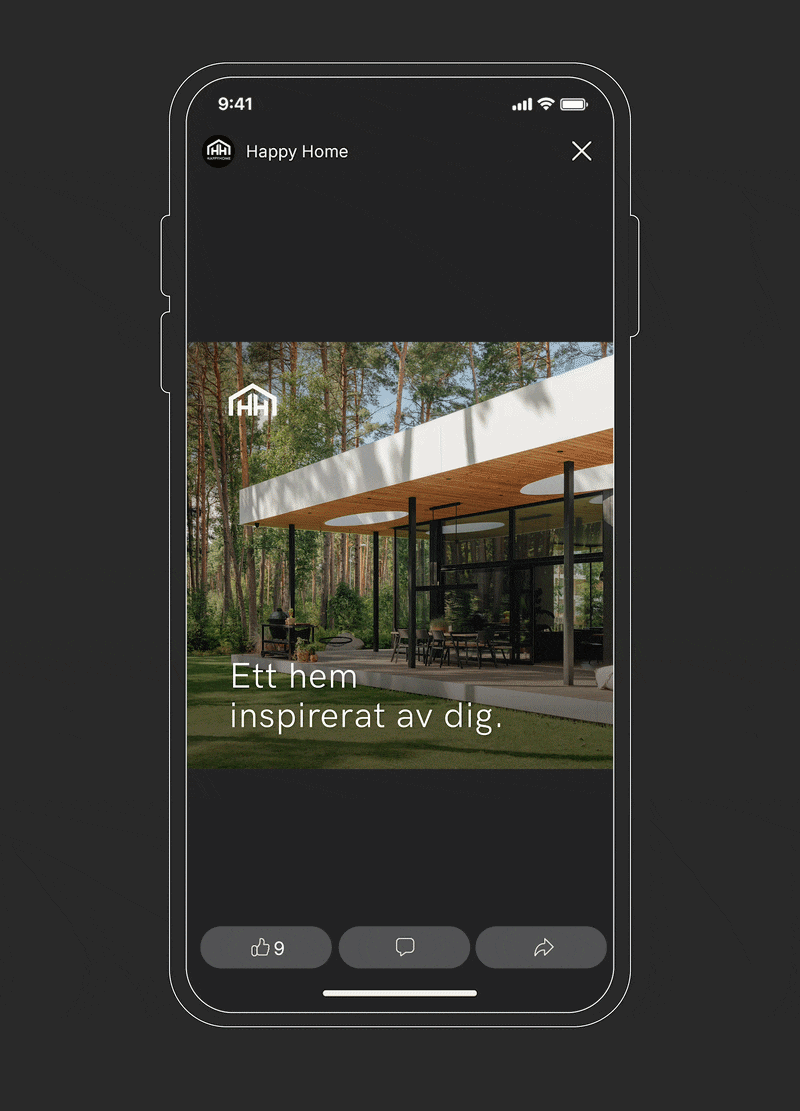 happy homes campaign facebook animated preview